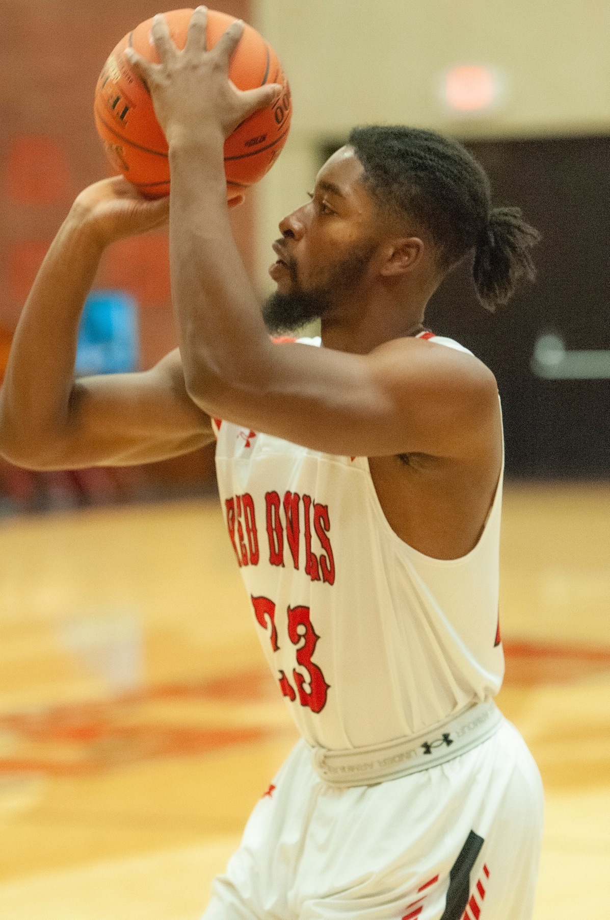 Allen Wins First Conference Game