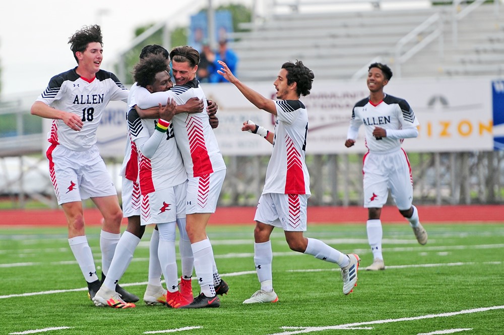Allen Men Win Playoff Match Over Hesston